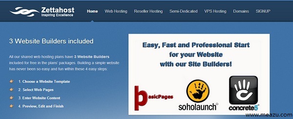 ZettaHost.com虚拟主机-free-web-hosting
